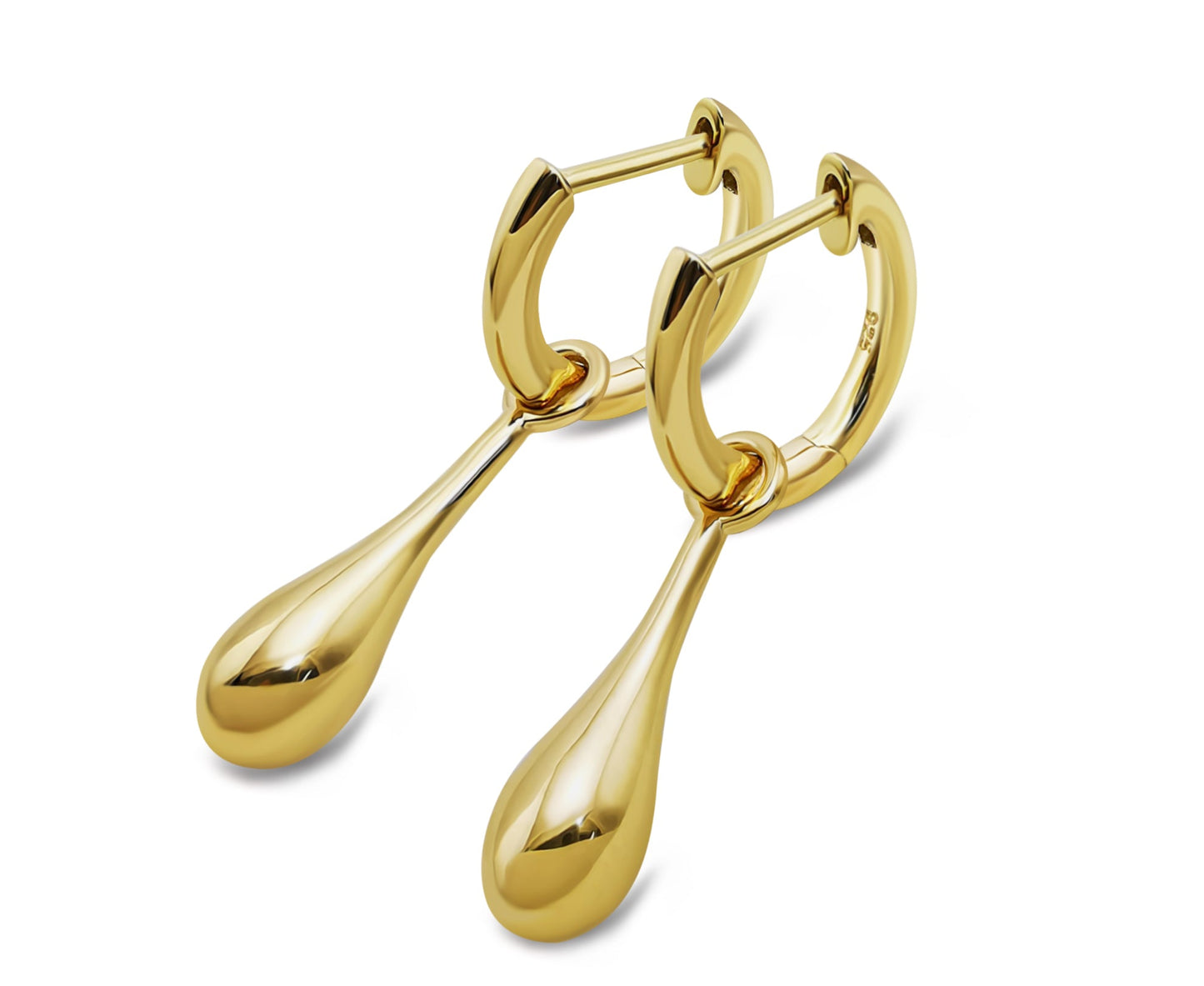 Earparty by Jwls4u Oorringen Druppel JE048G-0