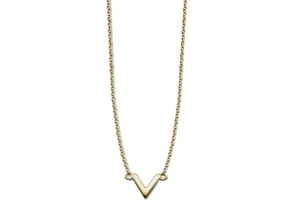 Ketting V Goldplated XN004G-0