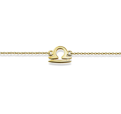 Weegschaal Armband Gold-Plated Zodiac ZB010G Jwls4u-0