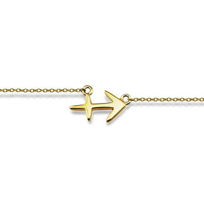 Boogschutter Armband Gold-Plated Zodiac ZB012G Jwls4u-0