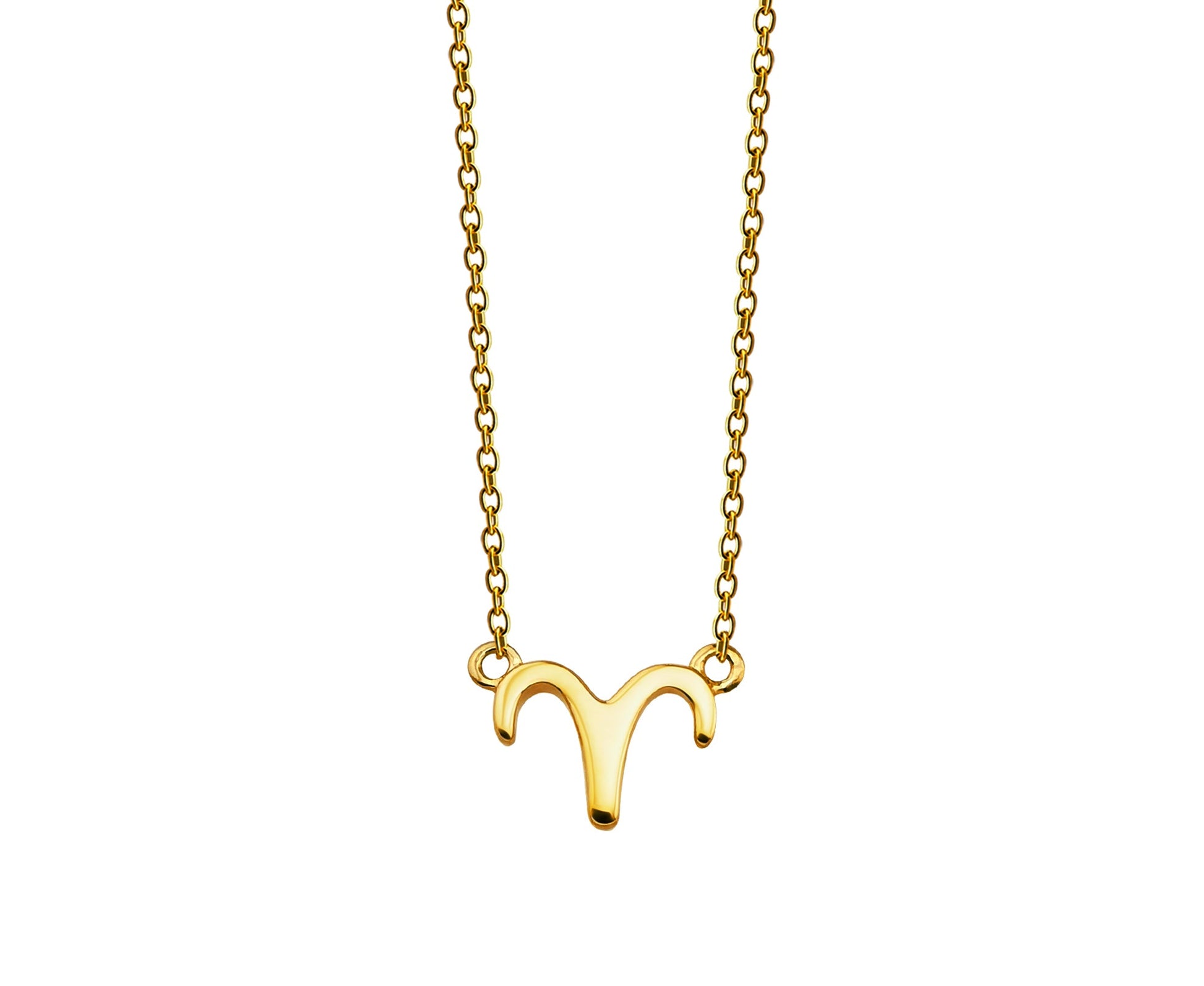Ram Ketting Goudkleur Zodiac ZN004G-0