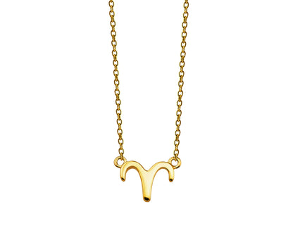Ram Ketting Goudkleur Zodiac ZN004G-0