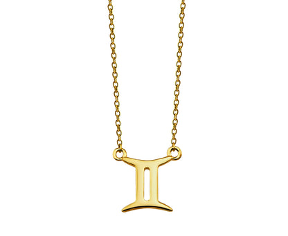 Tweelingen Ketting Goldplated Zodiac ZN006G-0