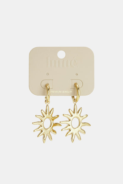 Elegant Sun-Inspired Drop Earrings for Everyday Wear