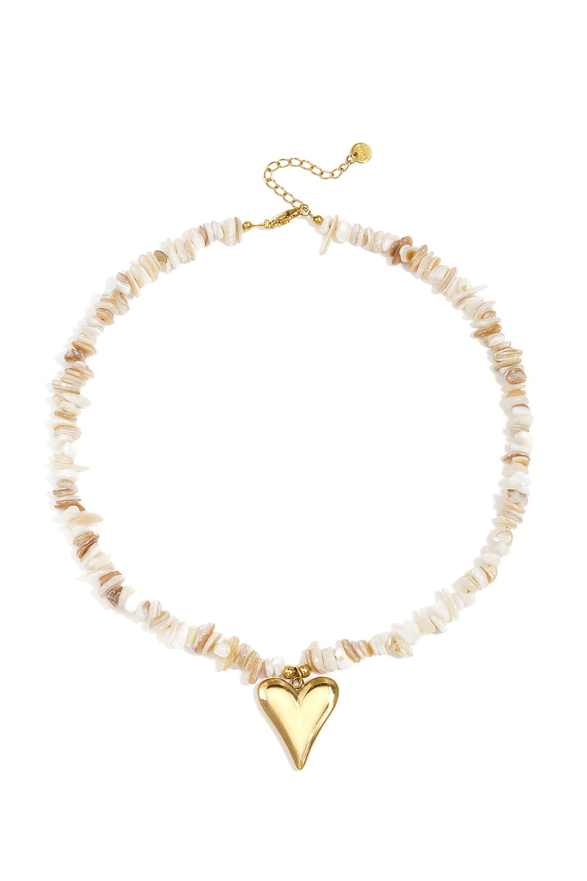 Stainless Steel Beaded Necklaces Heart Vacation Daily Romantic Series Women's jewelry