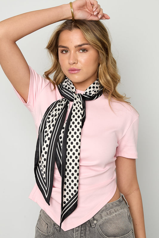 Chic Polka Dot Summer Scarf for Women