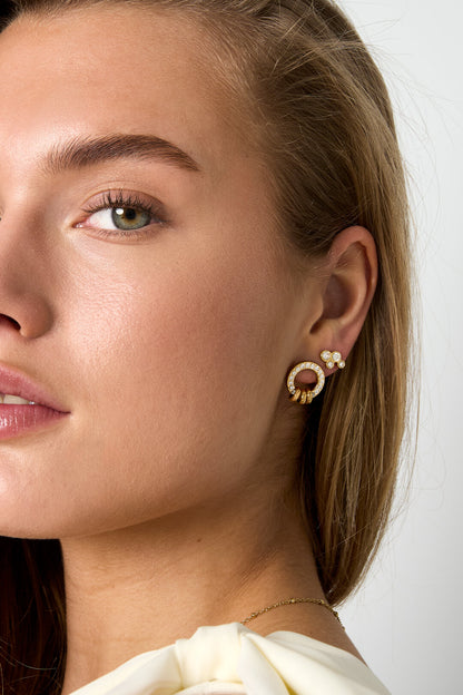 Elegant Mini Circle Stud Earrings for Daily Wear