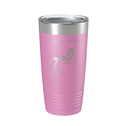 Beaver Lake Arkansas Laser Engraved Tumbler 20 oz