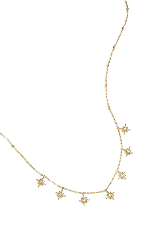 Necklaces with shooting stars