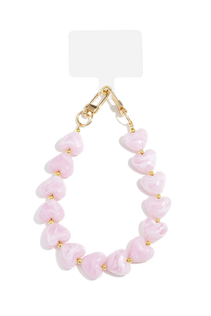 Chic Acrylic Phone Chain for Stylish Protection
