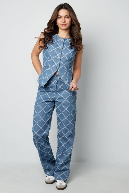 Arden Plaid Trousers - Velaris Femme