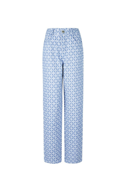 Aria Geometric Trousers - Velaris Femme