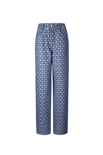 Aria Geometric Trousers - Velaris Femme