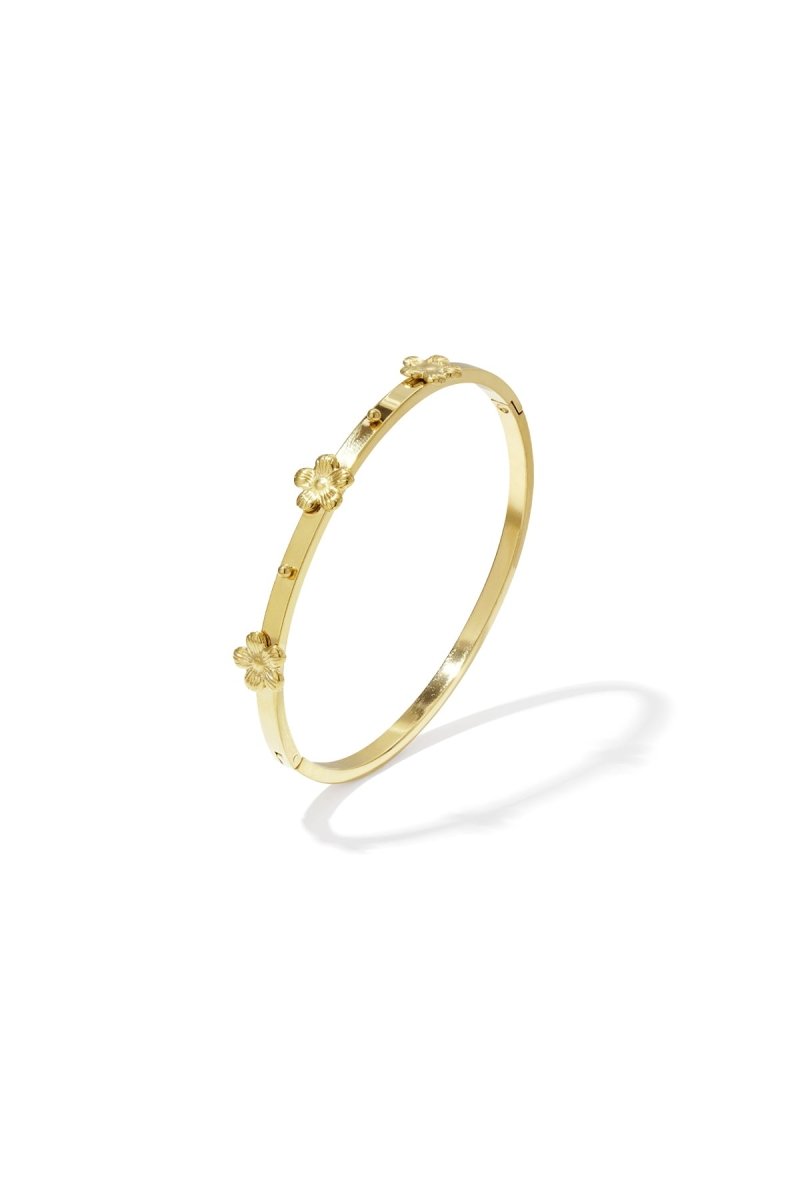 Bangle with floral details - Velaris Femme