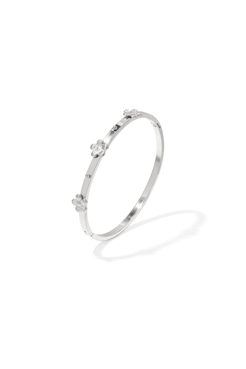 Bangle with floral details - Velaris Femme