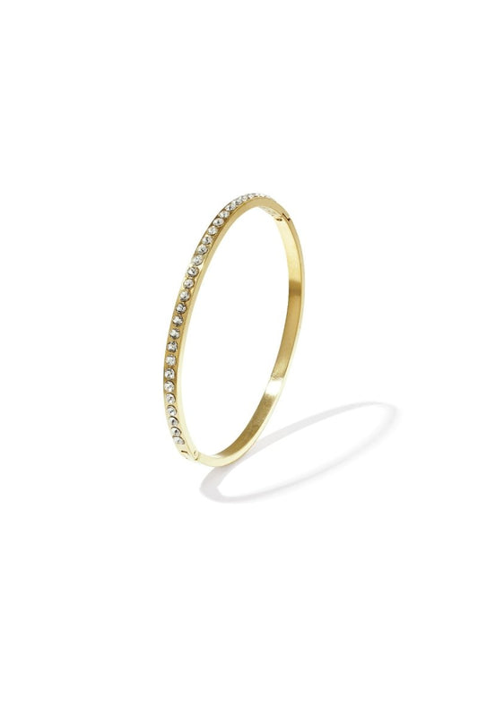 Bangle with row of stones - Velaris Femme