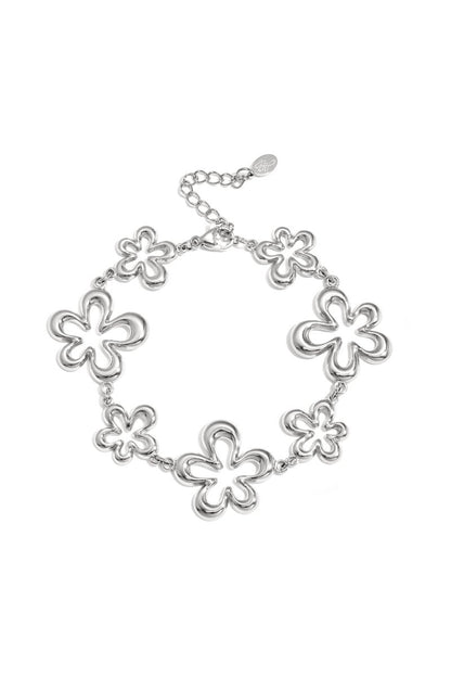 Bracelet with coral - shaped playful flowers in varying sizes - Velaris Femme
