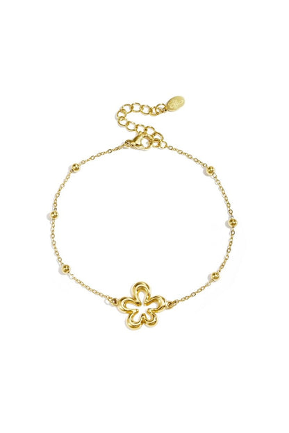 Bracelet with coral - shaped playful flowers in varying sizes - Velaris Femme