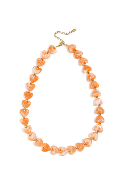 Chic Acrylic Beaded Necklace for Everyday Elegance