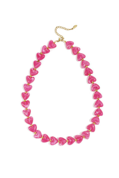 Chic Acrylic Beaded Necklace for Everyday Elegance