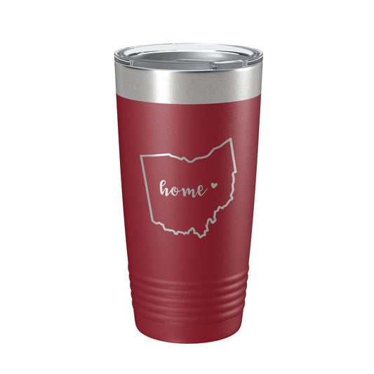 Ohio Home State Laser Engraved Tumbler 20 oz