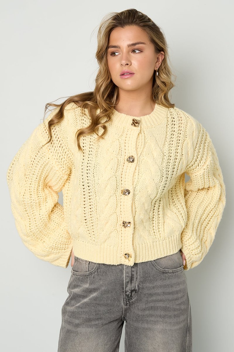 Cable Cardigan - Velaris Femme
