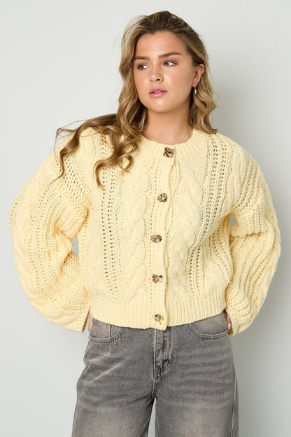 Cable Cardigan - Velaris Femme