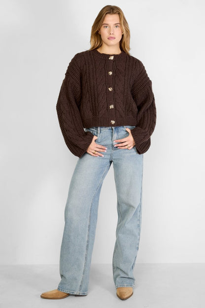 Cable Cardigan - Velaris Femme
