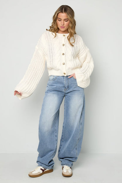 Cable Cardigan - Velaris Femme