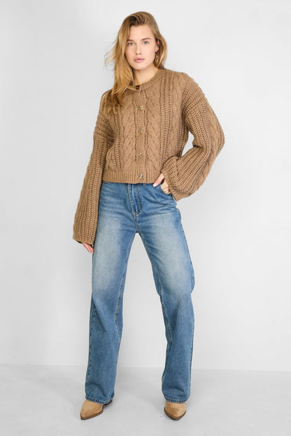 Cable Cardigan - Velaris Femme
