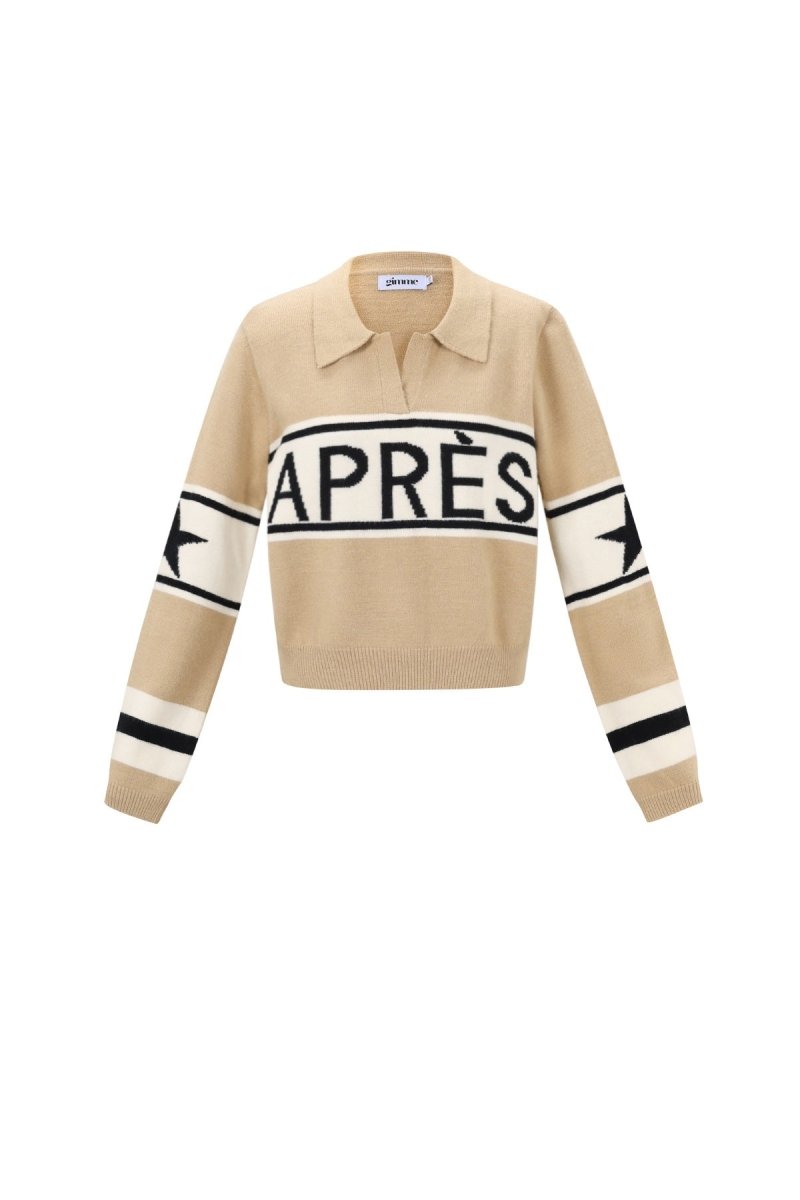 Casual Letter Knit Sweater - Velaris Femme