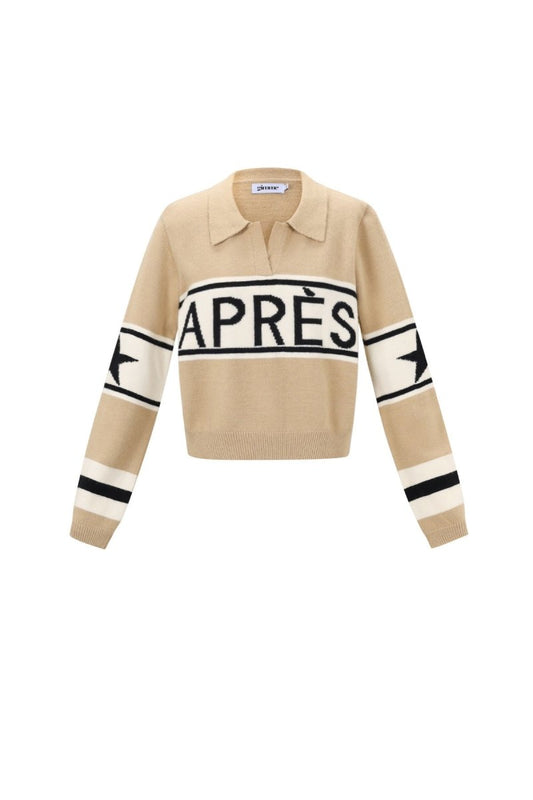 Casual Letter Knit Sweater - Velaris Femme