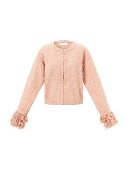 Casual Solid Color Knit Cardigan - Velaris Femme