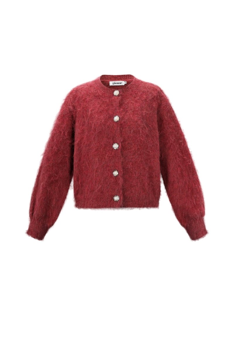 Casual Solid Color Knit Cardigan - Velaris Femme