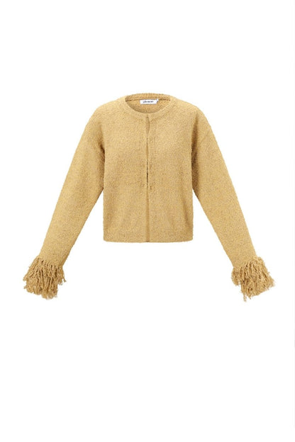 Casual Solid Color Knit Cardigan - Velaris Femme