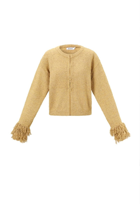 Casual Solid Color Knit Cardigan - Velaris Femme