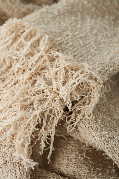 Casual Solid Color Knit Cardigan - Velaris Femme