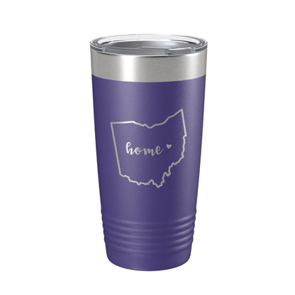 Ohio Home State Laser Engraved Tumbler 20 oz