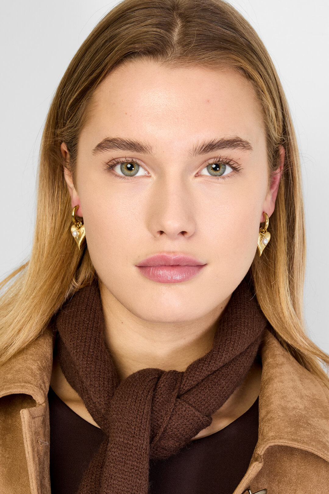Elegant Heart-Shaped Drop Earrings for Daily Wear