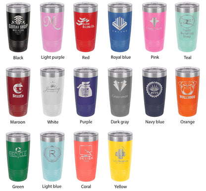 Beaver Lake Arkansas Laser Engraved Tumbler 20 oz
