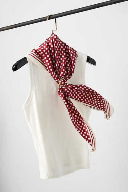 Chic Polka Dot Summer Scarf for Women