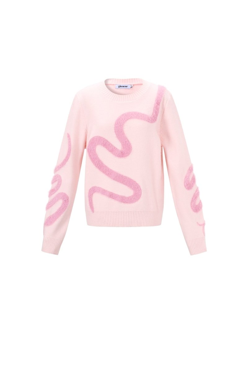 Color Clash Knit Sweater - Velaris Femme