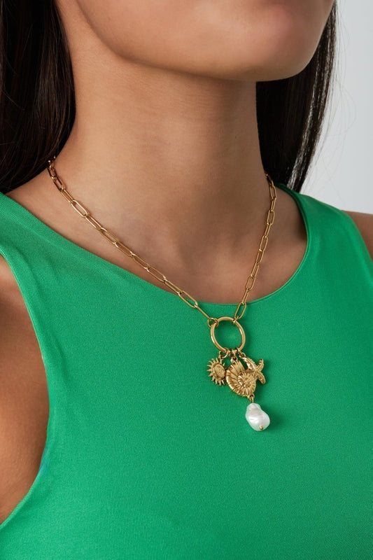 coral coast necklace - Velaris Femme