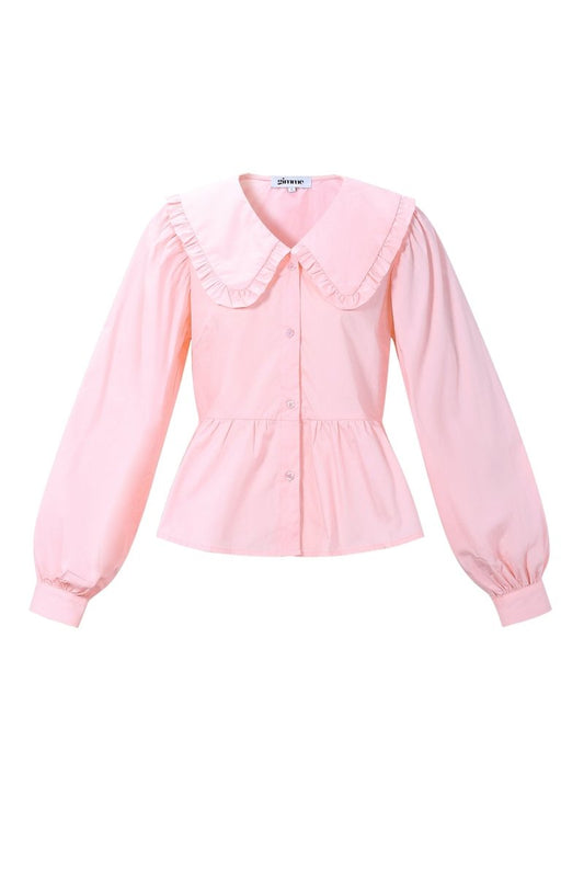 Cotton Blouses & Shirts Solid color Casual - Velaris Femme