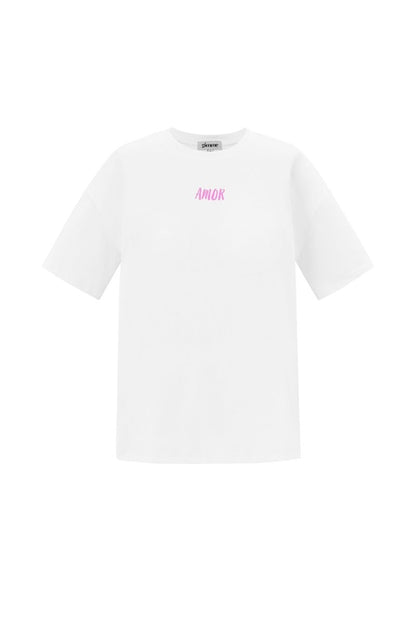 Cotton Knitted Women's T-shirt Casual Letters - Velaris Femme