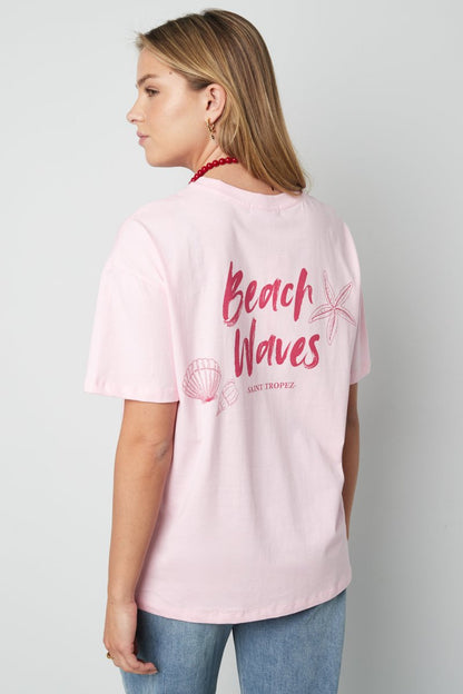 Cotton Women's T-shirt Casual Embroidered Starfish - Velaris Femme