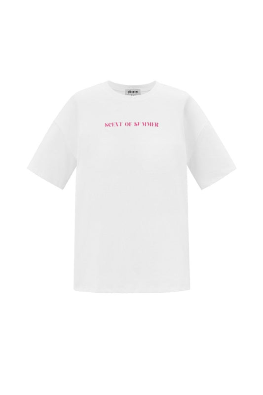Cotton Women's T-shirt Casual Letters - Velaris Femme