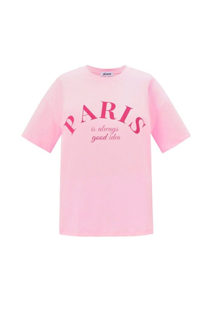 Cotton Women's T-shirt Casual Letters - Velaris Femme