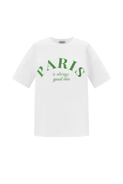 Cotton Women's T-shirt Casual Letters - Velaris Femme