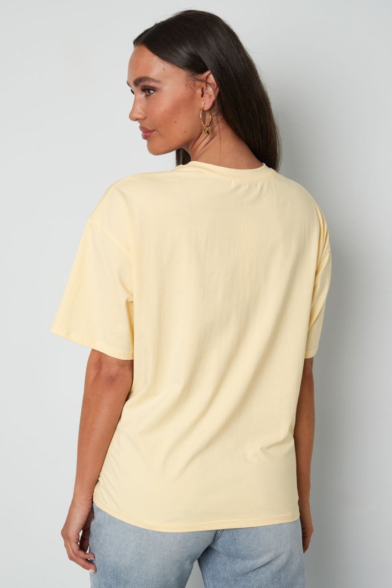 Cotton Women's T-shirt Casual Letters - Velaris Femme
